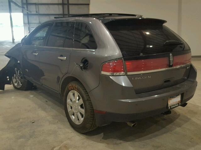 2LMDU68C99BJ11360 - 2009 LINCOLN MKX GRAY photo 3