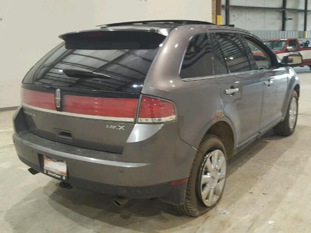 2LMDU68C99BJ11360 - 2009 LINCOLN MKX GRAY photo 4