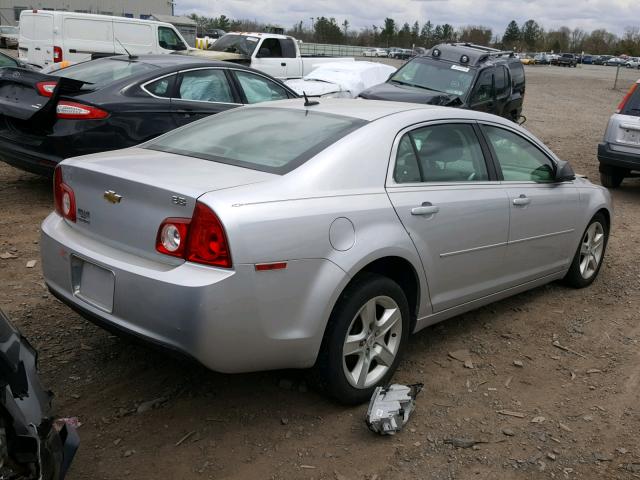 1G1ZB5EB5A4116502 - 2010 CHEVROLET MALIBU LS 银色 照片 4
