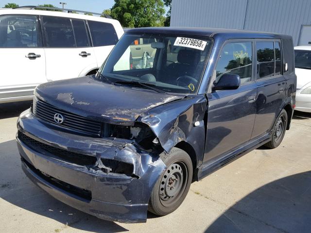 JTLKT324040151528 - 2004 TOYOTA SCION XB BLUE photo 2