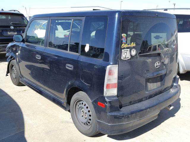 JTLKT324040151528 - 2004 TOYOTA SCION XB BLUE photo 3