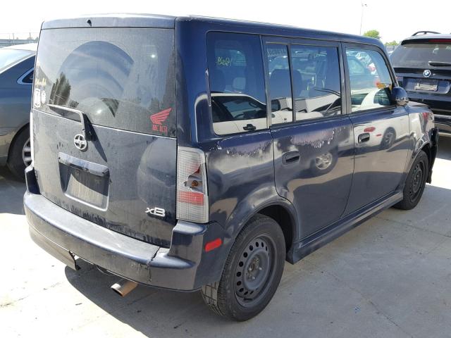 JTLKT324040151528 - 2004 TOYOTA SCION XB BLUE photo 4