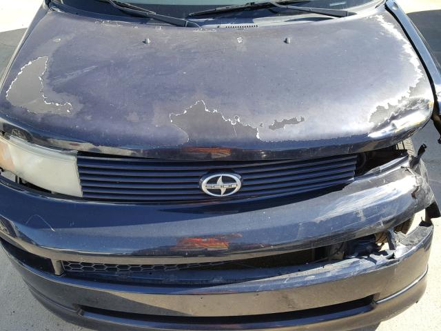 JTLKT324040151528 - 2004 TOYOTA SCION XB BLUE photo 7