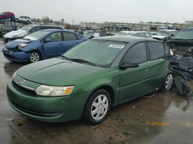 1G8AJ52F83Z120834 - 2003 SATURN ION LEVEL GREEN photo 2