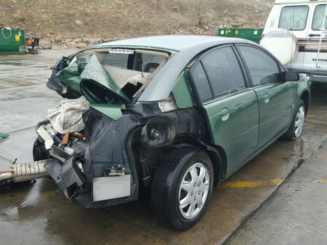 1G8AJ52F83Z120834 - 2003 SATURN ION LEVEL GREEN photo 4