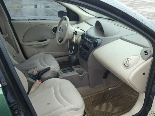 1G8AJ52F83Z120834 - 2003 SATURN ION LEVEL GREEN photo 5