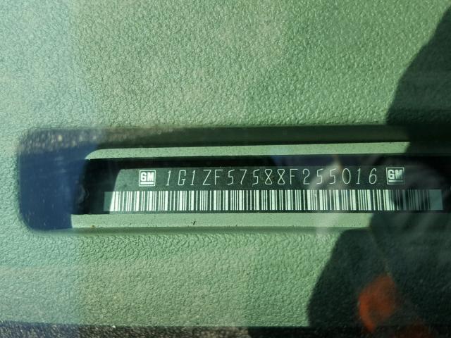 1G1ZF57588F255016 - 2008 CHEVROLET MALIBU HYB 银色 照片 10