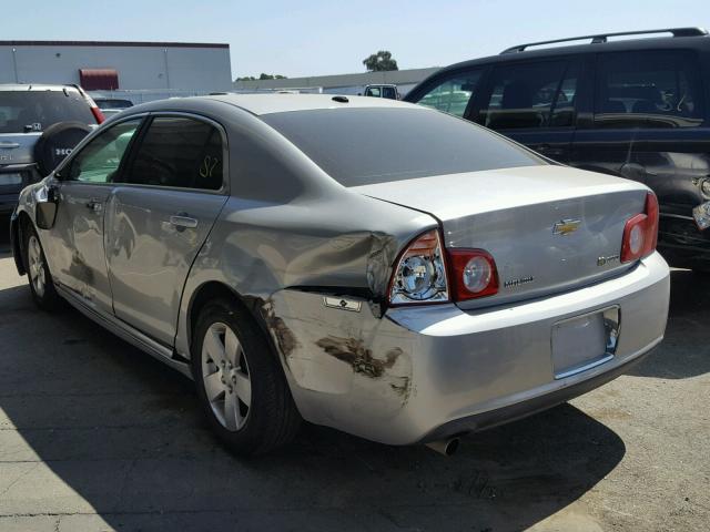 1G1ZF57588F255016 - 2008 CHEVROLET MALIBU HYB 银色 照片 3