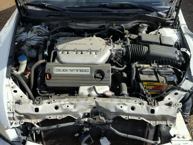 1HGCM66477A053640 - 2007 HONDA ACCORD SE WHITE photo 7