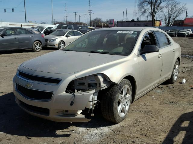 1G1ZB5EBXAF318160 - 2010 CHEVROLET MALIBU LS BROWN photo 2