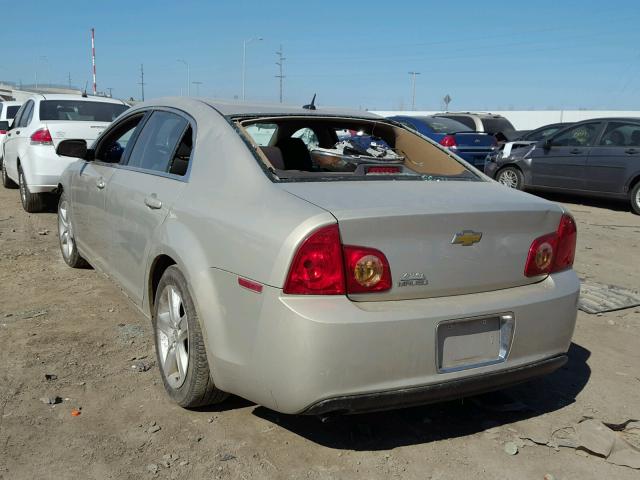 1G1ZB5EBXAF318160 - 2010 CHEVROLET MALIBU LS BROWN photo 3