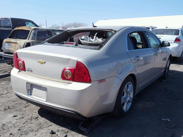 1G1ZB5EBXAF318160 - 2010 CHEVROLET MALIBU LS BROWN photo 4