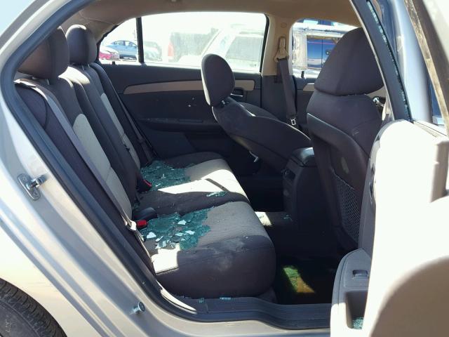 1G1ZB5EBXAF318160 - 2010 CHEVROLET MALIBU LS BROWN photo 6