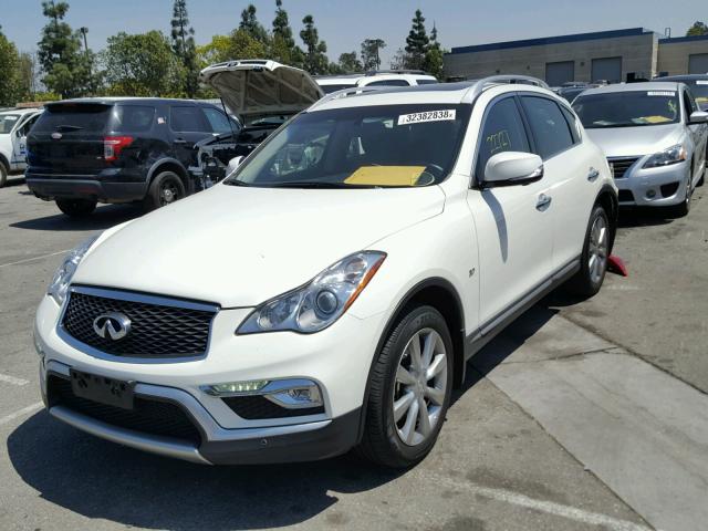 JN1BJ0RP1HM380320 - 2017 INFINITI QX50 WHITE photo 2