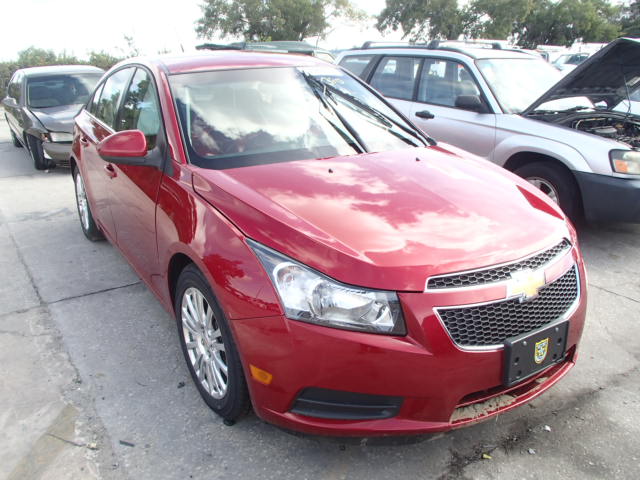 1G1PJ5SC7C7132970 - 2012 CHEVROLET CRUZE BURGUNDY photo 1