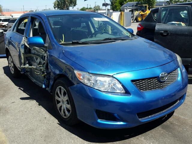 2T1BU4EE3AC256147 - 2010 TOYOTA COROLLA BLUE photo 1