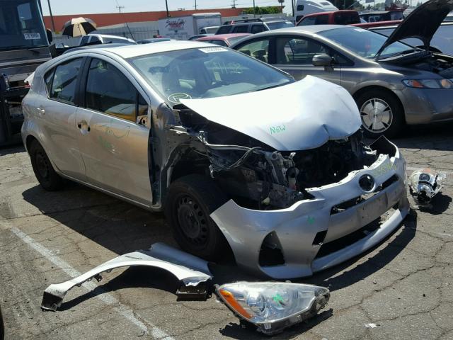 JTDKDTB34C1018747 - 2012 TOYOTA PRIUS C SILVER photo 1