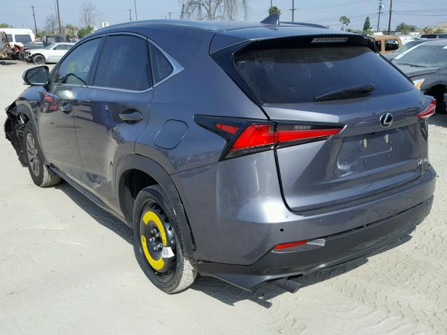 JTJYARBZ0J2095226 - 2018 LEXUS NX 200T CHARCOAL photo 3