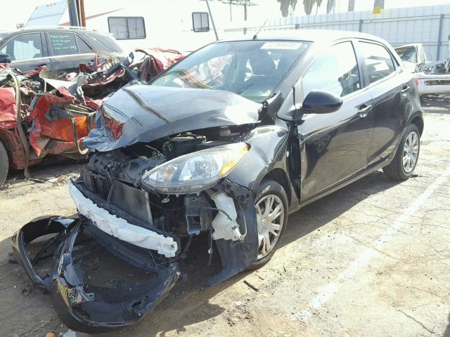 JM1DE1KY2D0161757 - 2013 MAZDA MAZDA2 BLACK photo 2