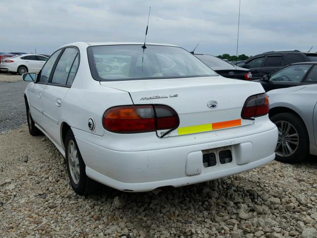 1G1NE52M1X6227203 - 1999 CHEVROLET MALIBU LS 白色 照片 3