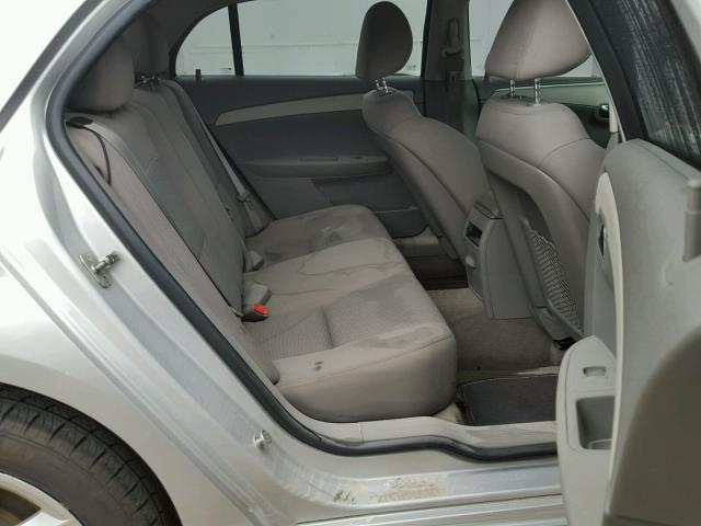 1G1ZB5E02CF217535 - 2012 CHEVROLET MALIBU LS SILVER photo 6