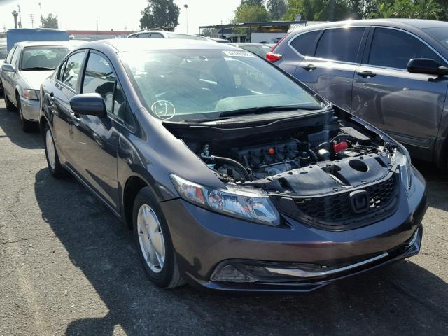 2HGFB2F60EH546703 - 2014 HONDA CIVIC HF GRAY photo 1