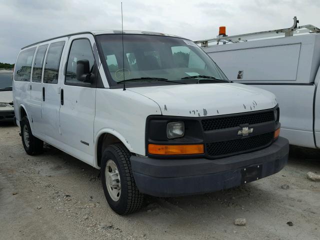 1GAGG25U641129337 - 2004 CHEVROLET EXPRESS G2 WHITE photo 1