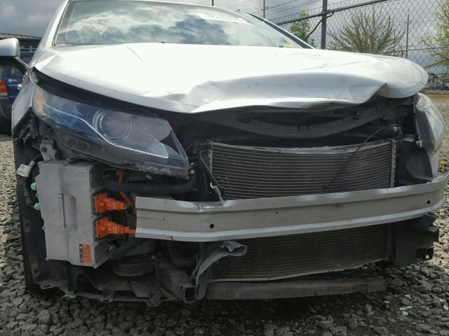 1G1RA6E47EU135794 - 2014 CHEVROLET VOLT SILVER photo 9