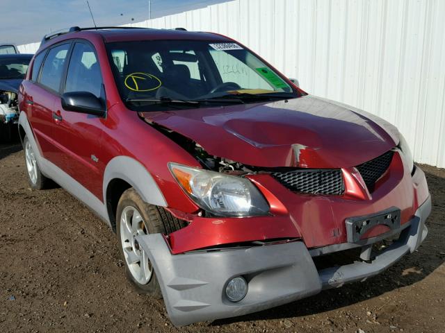 5Y2SL62803Z410304 - 2003 PONTIAC VIBE RED photo 1