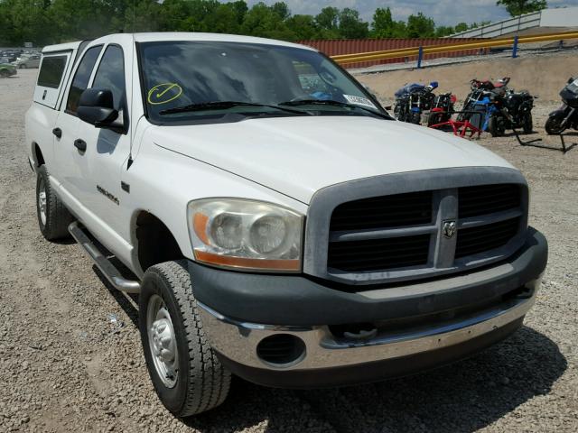 1D7KS28D86J154101 - 2006 DODGE RAM 2500 S WHITE photo 1