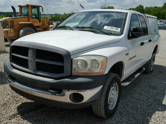 1D7KS28D86J154101 - 2006 DODGE RAM 2500 S WHITE photo 2