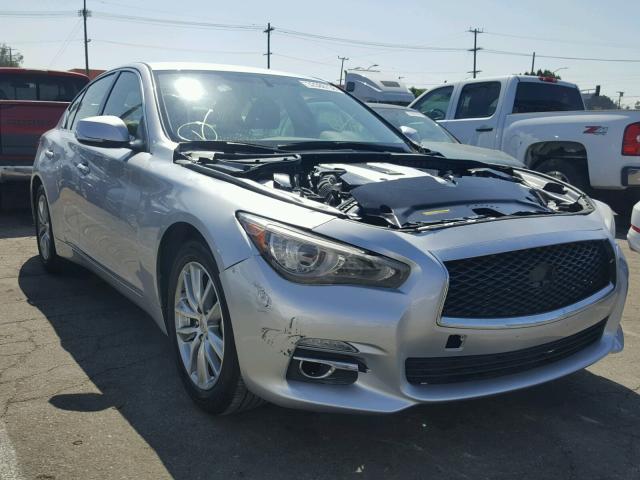 JN1BV7AP9FM330920 - 2015 INFINITI Q50 BASE SILVER photo 1