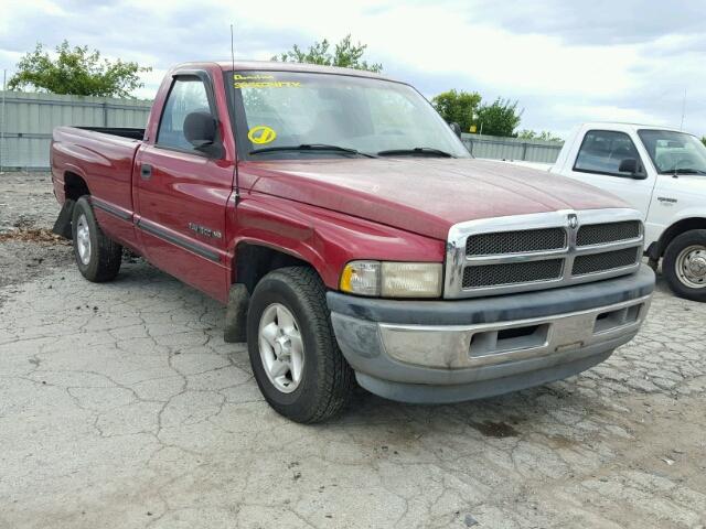 1B7HC16Y3WS725912 - 1998 DODGE RAM 1500 RED photo 1