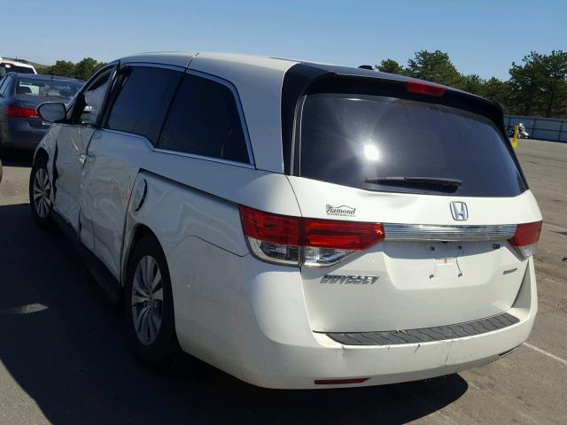 5FNRL5H35GB104540 - 2016 HONDA ODYSSEY SE WHITE photo 3