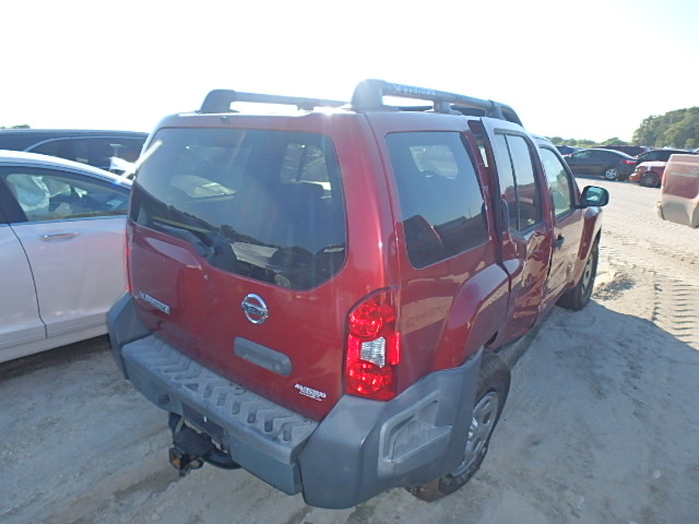 5N1AN08U18C541285 - 2008 NISSAN XTERRA OFF RED photo 4