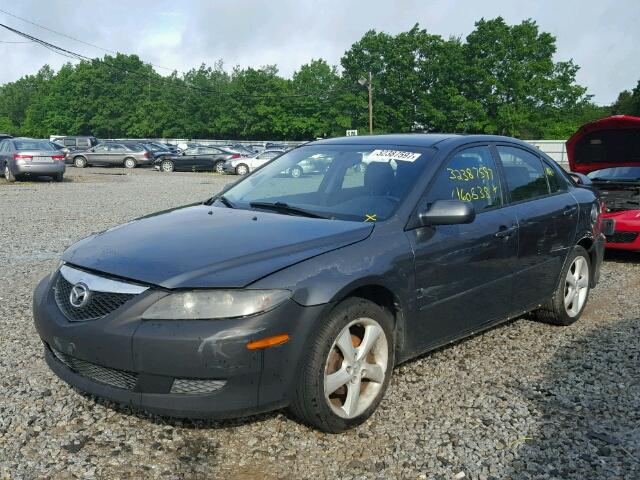 1YVHP84C655M45767 - 2005 MAZDA 6 I GRAY photo 2