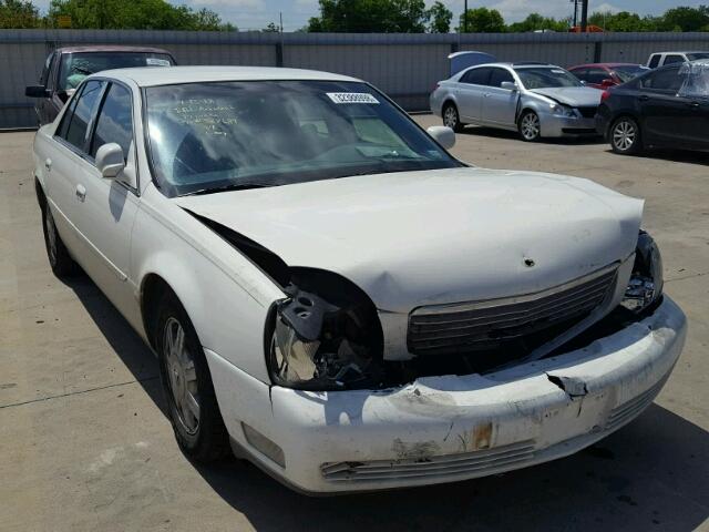 1G6KD54Y55U267616 - 2005 CADILLAC DEVILLE WHITE photo 1