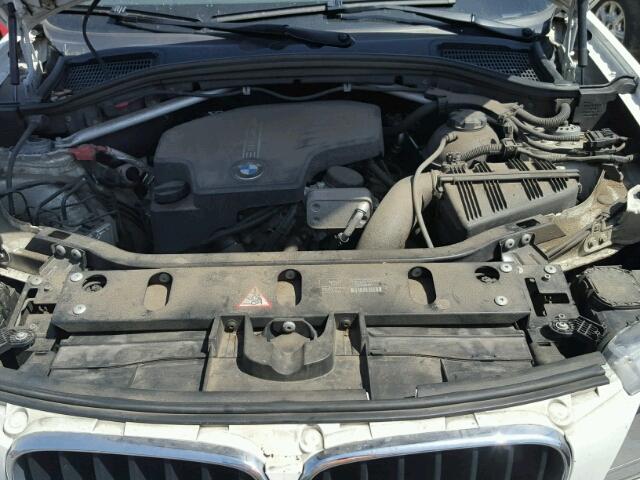 5UXWX9C55D0A08605 - 2013 BMW X3 XDRIVE2 WHITE photo 7