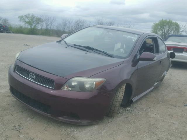 JTKDE177660133021 - 2006 TOYOTA SCION TC BURGUNDY photo 2