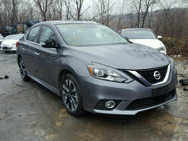 3N1CB7APXJY212104 - 2018 NISSAN SENTRA SR GRAY photo 1