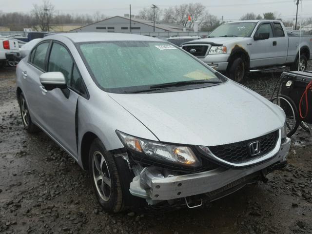 19XFB2F72FE228361 - 2015 HONDA CIVIC SE SILVER photo 1