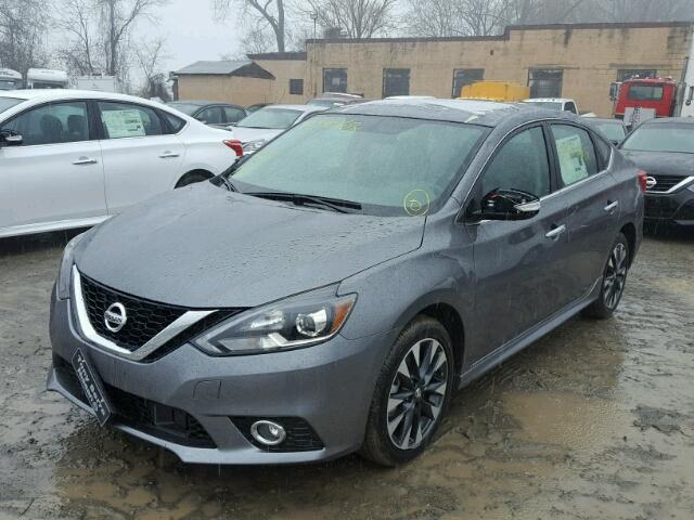 3N1CB7AP1JY204067 - 2018 NISSAN SENTRA SR GRAY photo 2