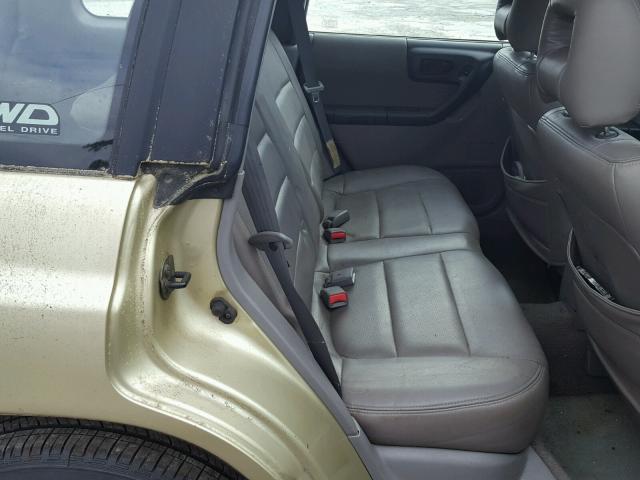 JF1SF65551H733345 - 2001 SUBARU FORESTER S Qızıl foto 6