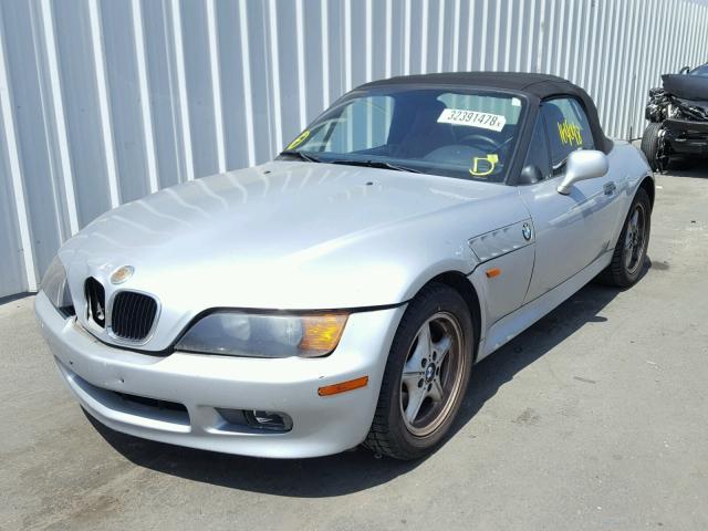 4USCH7321VLE02186 - 1997 BMW Z3 1.9 SILVER photo 2