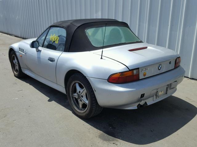 4USCH7321VLE02186 - 1997 BMW Z3 1.9 SILVER photo 3