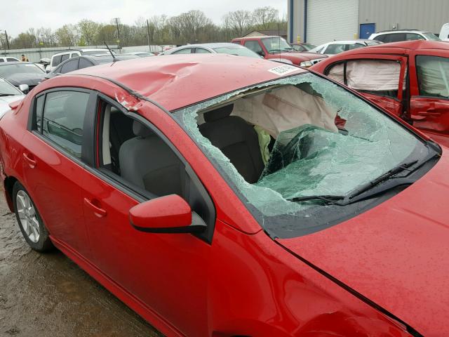 3N1AB6AP2CL675503 - 2012 NISSAN SENTRA 2.0 RED photo 9