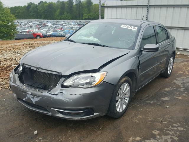 1C3CCBBB1DN761003 - 2013 CHRYSLER 200 TOURIN GRAY photo 2