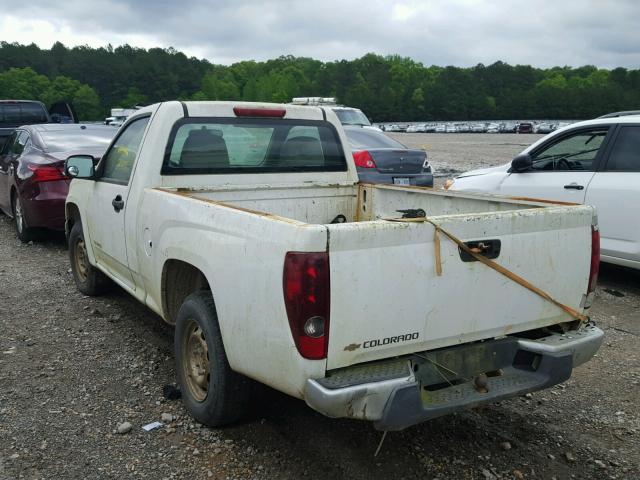 1GCCS148848150572 - 2004 CHEVROLET COLORADO WHITE photo 3