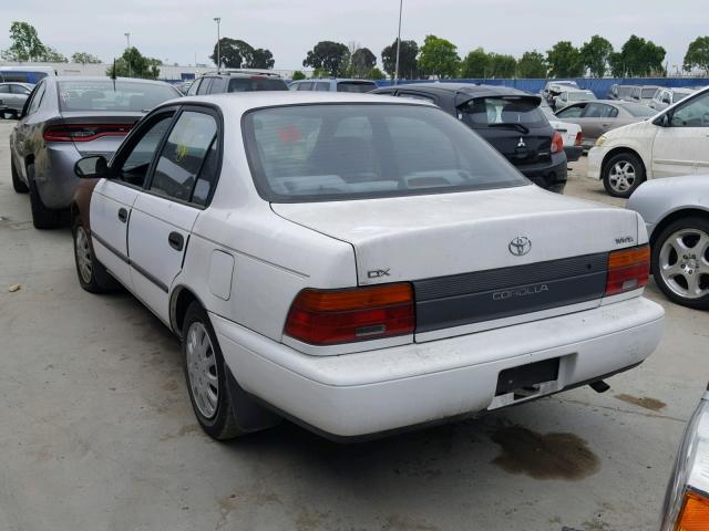 1NXAE09B8RZ190433 - 1994 TOYOTA COROLLA LE WHITE photo 3