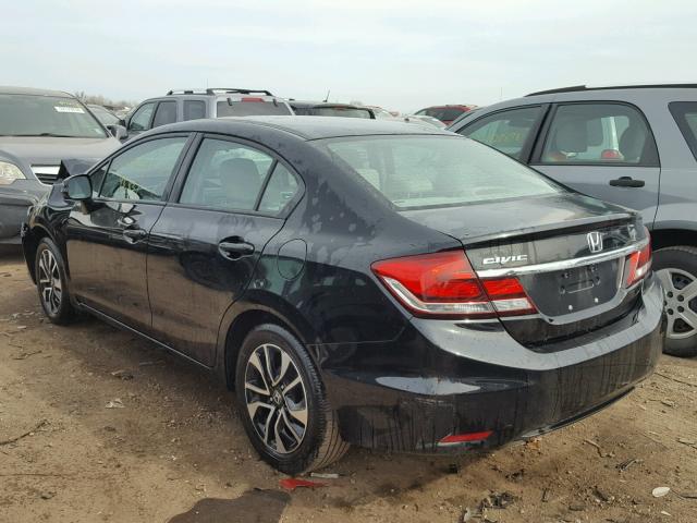 2HGFB2F91DH539915 - 2013 HONDA CIVIC EXL BLACK photo 3